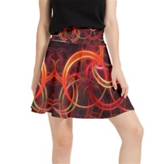 Colorful Prismatic Chromatic Waistband Skirt by Hannah976