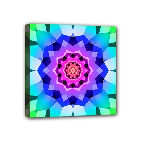 Ornament Kaleidoscope Mini Canvas 4  X 4  (stretched)