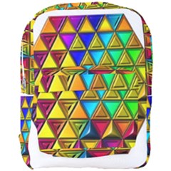 Cube Diced Tile Background Image Full Print Backpack by Hannah976