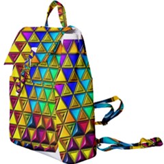 Cube Diced Tile Background Image Buckle Everyday Backpack by Hannah976