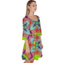 Farbenpracht Kaleidoscope Pattern Velour Kimono Dress View3