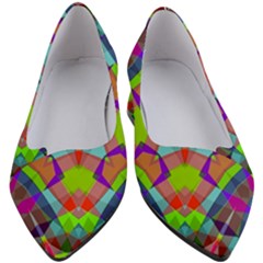 Farbenpracht Kaleidoscope Pattern Women s Block Heels  by Hannah976