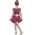 Tile Pattern Background Image Kids  Cap Sleeve Dress View2