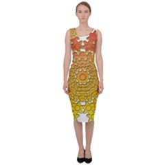 Mandala Background Image Ornament Sleeveless Pencil Dress