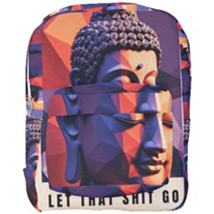 Let That Shit Go Buddha Low Poly (6) Full Print Backpack by 1xmerch