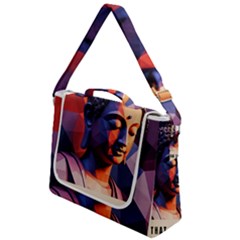 Let That Shit Go Buddha Low Poly (6) Box Up Messenger Bag by 1xmerch