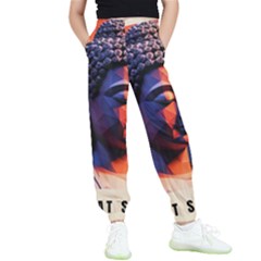 Let That Shit Go Buddha Low Poly (6) Kids  Joggers by 1xmerch