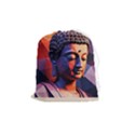 Let That Shit Go Buddha Low Poly (6) Drawstring Pouch (Medium) View1