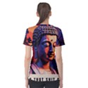 Let That Shit Go Buddha Low Poly (6) Women s Cotton T-Shirt View2