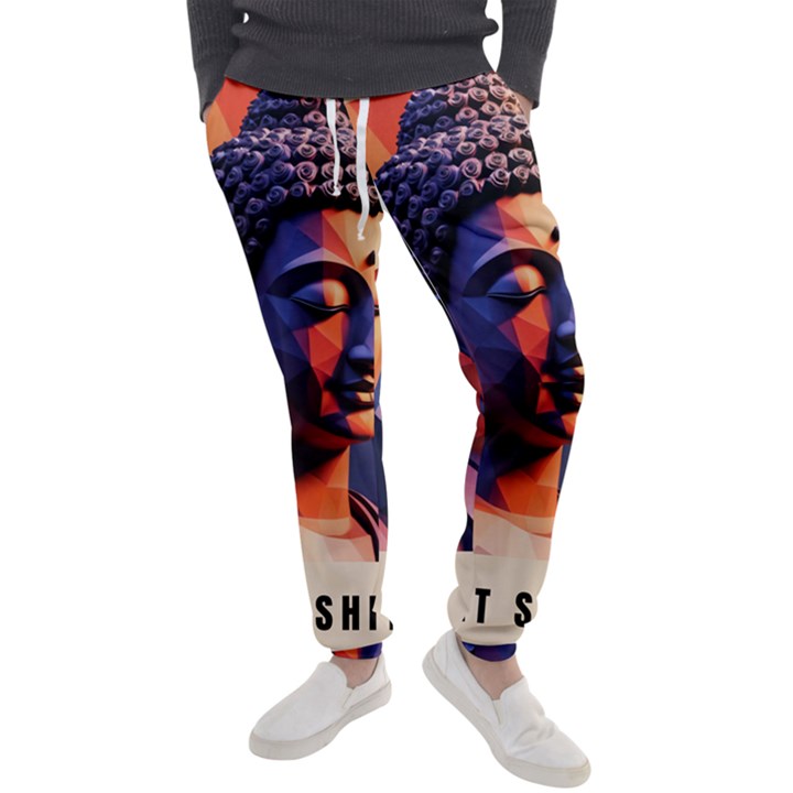 Let That Shit Go Buddha Low Poly (6) Men s Jogger Sweatpants