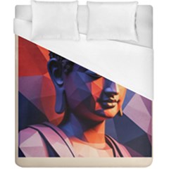 Let That Shit Go Buddha Low Poly (6) Duvet Cover (california King Size) by 1xmerch