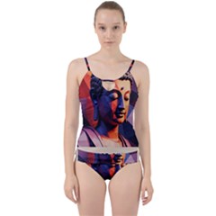 Let That Shit Go Buddha Low Poly (6) Cut Out Top Tankini Set by 1xmerch