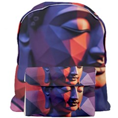 Let That Shit Go Buddha Low Poly (6) Giant Full Print Backpack