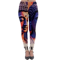 Let That Shit Go Buddha Low Poly (6) Lightweight Velour Leggings by 1xmerch