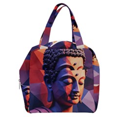 Let That Shit Go Buddha Low Poly (6) Boxy Hand Bag by 1xmerch