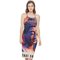 Let That Shit Go Buddha Low Poly (6) Bodycon Cross Back Summer Dress by 1xmerch