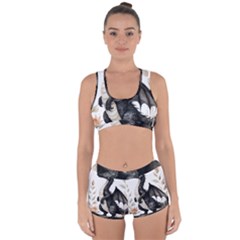 Cute Black Baby Dragon Flowers Painting (2) Racerback Boyleg Bikini Set by 1xmerch