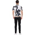 Cute Black Baby Dragon Flowers Painting (2) Men s Short Sleeve Rash Guard View2