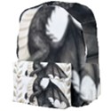 Cute Black Baby Dragon Flowers Painting (2) Giant Full Print Backpack View4