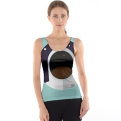 Astronaut Space Astronomy Universe Women s Basic Tank Top by Sarkoni