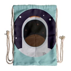 Astronaut Space Astronomy Universe Drawstring Bag (large) by Sarkoni