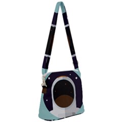 Astronaut Space Astronomy Universe Zipper Messenger Bag by Sarkoni