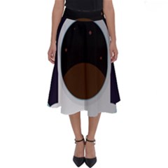 Astronaut Space Astronomy Universe Perfect Length Midi Skirt by Sarkoni