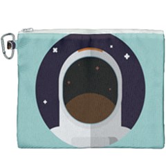 Astronaut Space Astronomy Universe Canvas Cosmetic Bag (xxxl) by Sarkoni