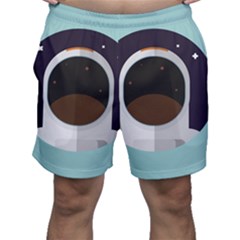 Astronaut Space Astronomy Universe Men s Shorts by Sarkoni