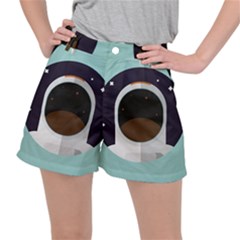 Astronaut Space Astronomy Universe Women s Ripstop Shorts by Sarkoni