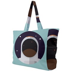 Astronaut Space Astronomy Universe Simple Shoulder Bag by Sarkoni