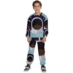 Astronaut Space Astronomy Universe Kids  Sweatshirt Set by Sarkoni