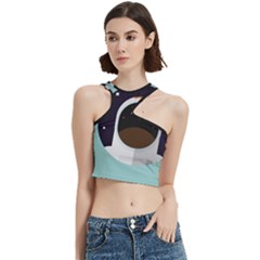 Astronaut Space Astronomy Universe Cut Out Top by Sarkoni