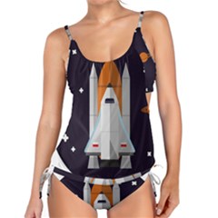 Rocket Space Universe Spaceship Tankini Set by Sarkoni