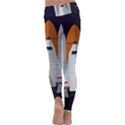 Rocket Space Universe Spaceship Kids  Lightweight Velour Classic Yoga Leggings View4