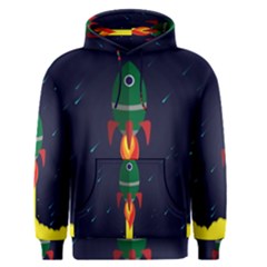 Rocket Halftone Astrology Astronaut Men s Core Hoodie by Sarkoni