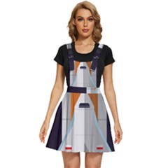 Rocket Space Universe Spaceship Apron Dress by Sarkoni