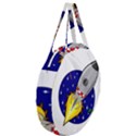 Rocket Ship Launch Vehicle Moon Giant Round Zipper Tote View3