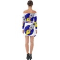 Rocket Ship Launch Vehicle Moon Off Shoulder Top with Skirt Set View2