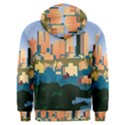 City Buildings Urban Dawn Men s Overhead Hoodie View2