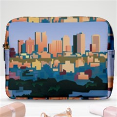 City Buildings Urban Dawn Make Up Pouch (large) by Sarkoni