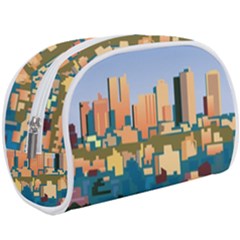 City Buildings Urban Dawn Make Up Case (large) by Sarkoni