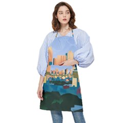 City Buildings Urban Dawn Pocket Apron by Sarkoni