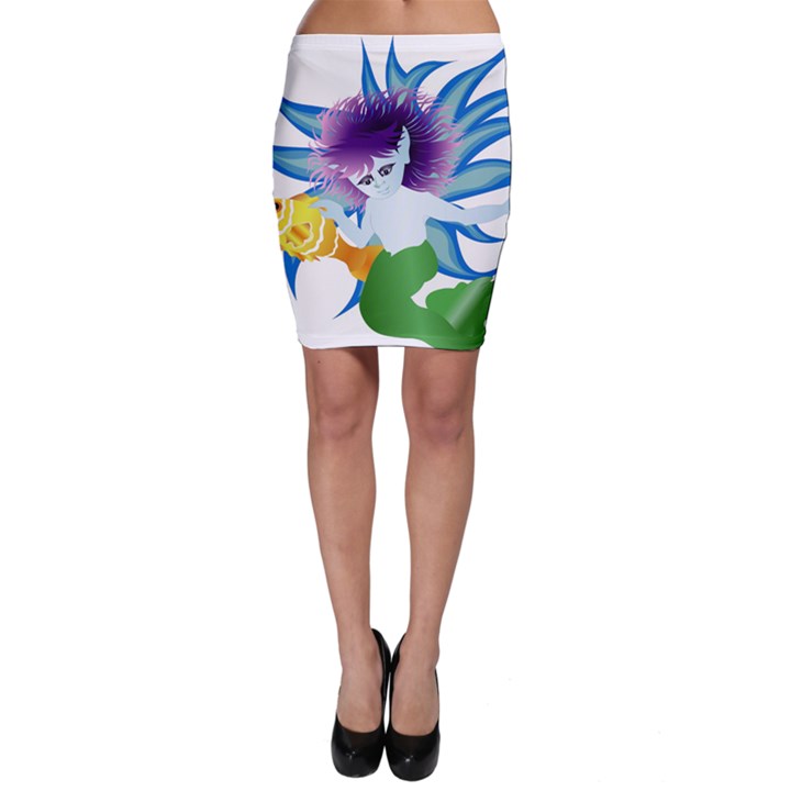 Mermaid Fantasy Undersea Merman Bodycon Skirt