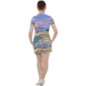 Vacation Island Sunset Sunrise Women s T-Shirt and Shorts Set View2