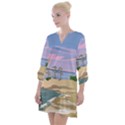 Vacation Island Sunset Sunrise Open Neck Shift Dress View1