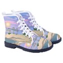 Vacation Island Sunset Sunrise Men s High-Top Canvas Sneakers View3