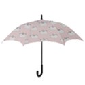 Pattern Pink Cute Sweet Fur Cats Hook Handle Umbrellas (Small) View3