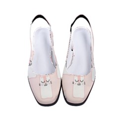 Pattern Pink Cute Sweet Fur Cats Women s Classic Slingback Heels by Sarkoni