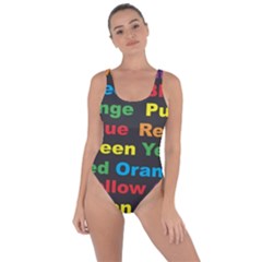 Red Yellow Blue Green Purple Bring Sexy Back Swimsuit by Sarkoni